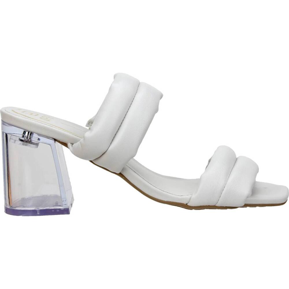 NEW OFFLINE women's jolene clear heel sandal in off-white